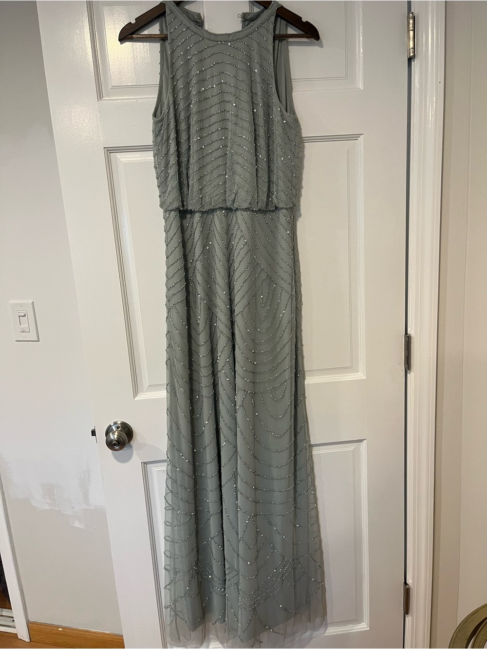 Beaded Evening Dress - Adrianna Papell